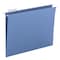 Smead Folder, Hanging, Ltr, 1/5, Blue Pk SMD64060 - alternate 1